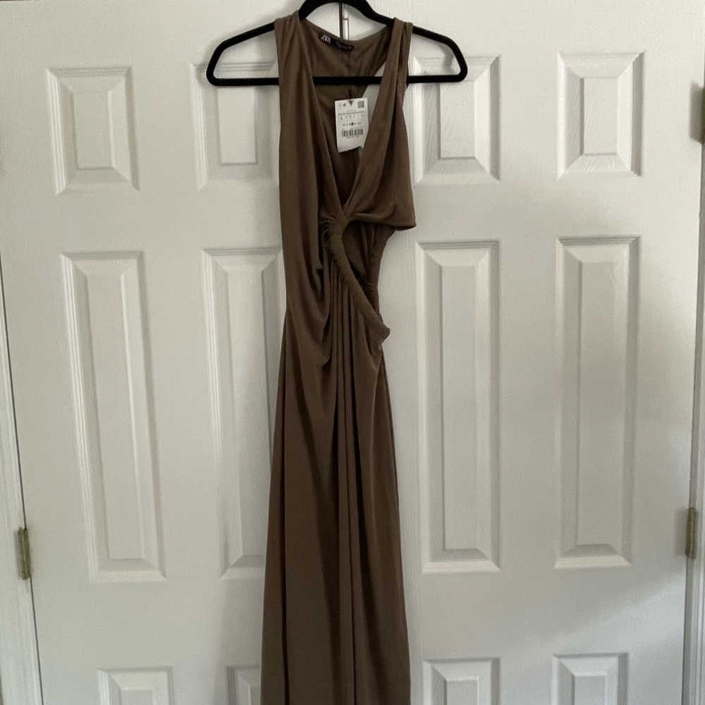 Zara cut out midi dress